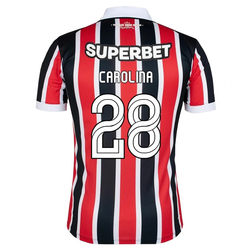 Danxen Homem Camisola Ana Carolina #28 Vermelho Branco Preto Alternativa 2026/27 Camisa