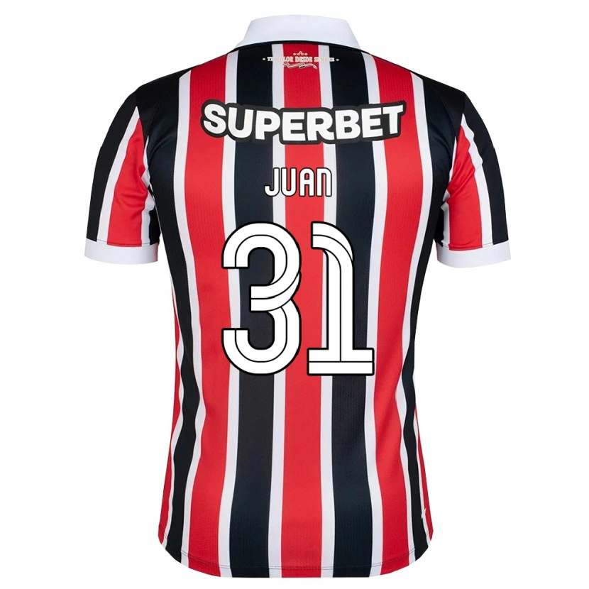 Danxen Homem Camisola Juan #31 Vermelho Branco Preto Alternativa 2026/27 Camisa