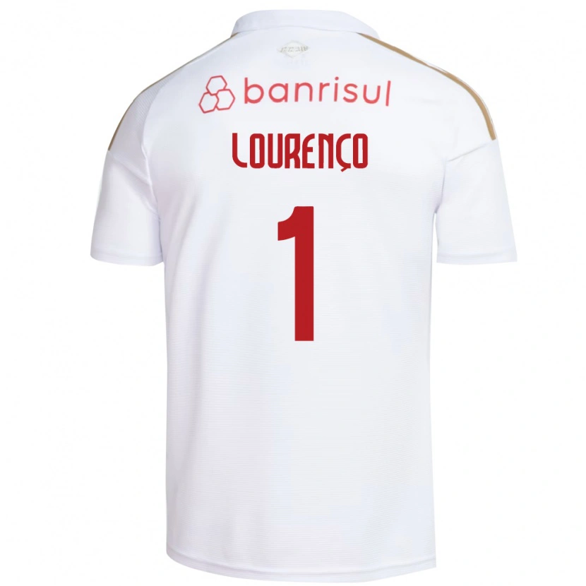 Danxen Homem Camisola Arthur Lourenço #1 Branco Vermelho Alternativa 2026/27 Camisa
