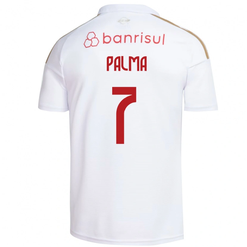 Danxen Homem Camisola Gabriel Palma #7 Branco Vermelho Alternativa 2026/27 Camisa