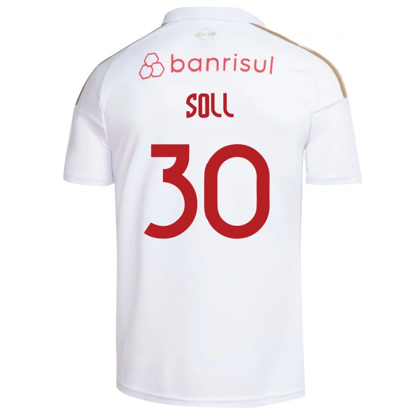 Danxen Homem Camisola Soll #30 Branco Vermelho Alternativa 2026/27 Camisa