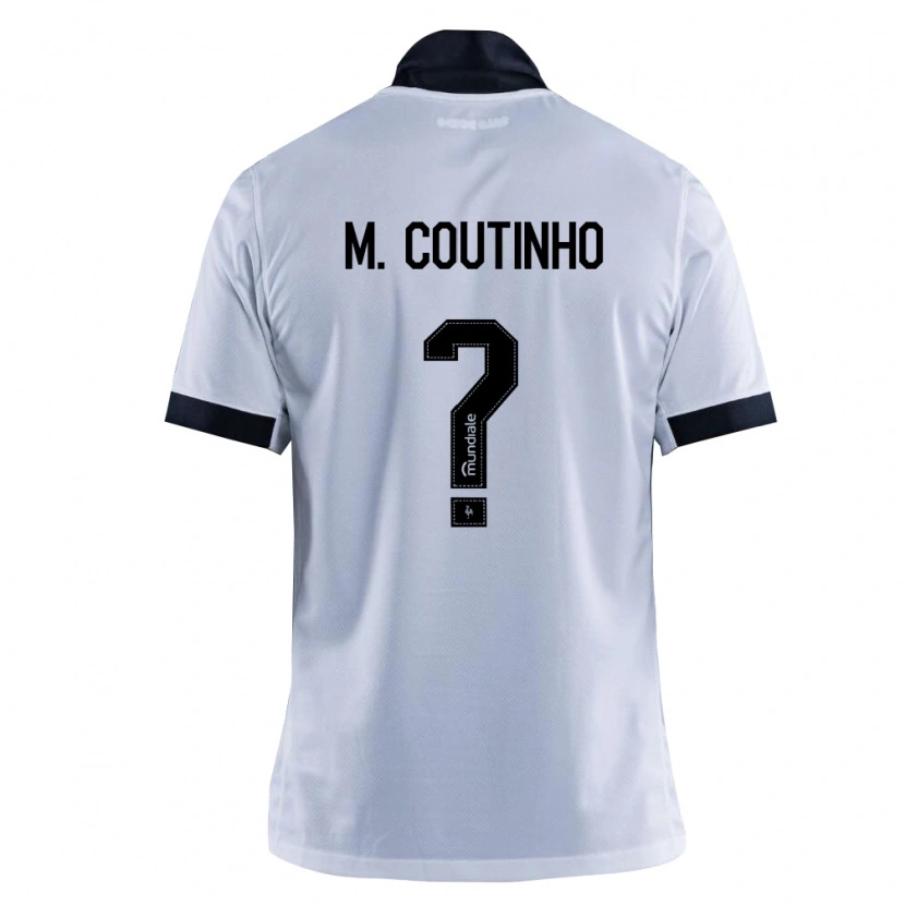 Danxen Homem Camisola Murilo Coutinho #0 Preto Branco Alternativa 2026/27 Camisa