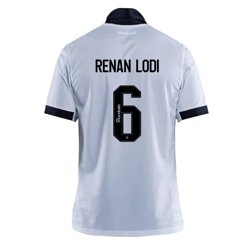 Danxen Homem Camisola Renan Lodi #6 Preto Branco Alternativa 2026/27 Camisa