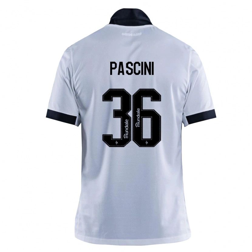 Danxen Homem Camisola Kauã Pascini #36 Preto Branco Alternativa 2026/27 Camisa