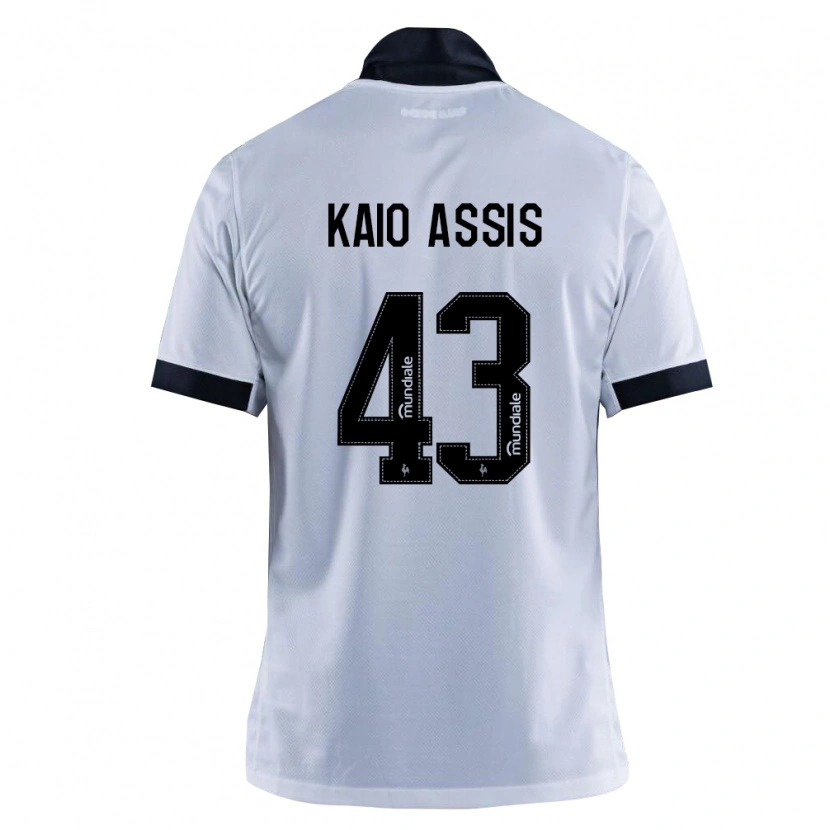 Danxen Homem Camisola Kaio Assis #43 Preto Branco Alternativa 2026/27 Camisa