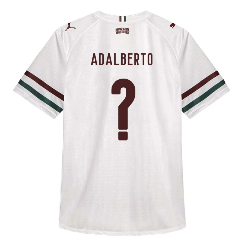 Danxen Homem Camisola Adalberto Junior De Jesus Justino #0 Branco Verde Borgonha Alternativa 2026/27 Camisa