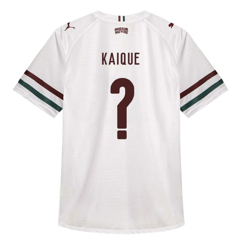 Danxen Homem Camisola Kaique Souza Pereira #0 Branco Verde Borgonha Alternativa 2026/27 Camisa