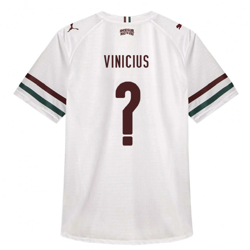 Danxen Homem Camisola Vinicius #0 Branco Verde Borgonha Alternativa 2026/27 Camisa