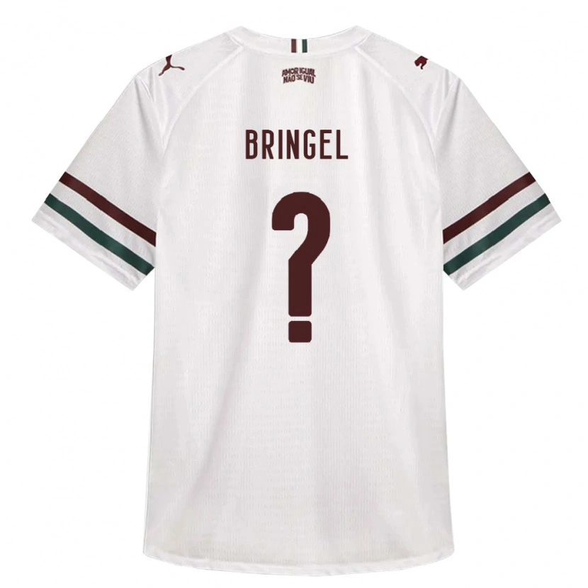Danxen Homem Camisola Rodrigo Bringel #0 Branco Verde Borgonha Alternativa 2026/27 Camisa