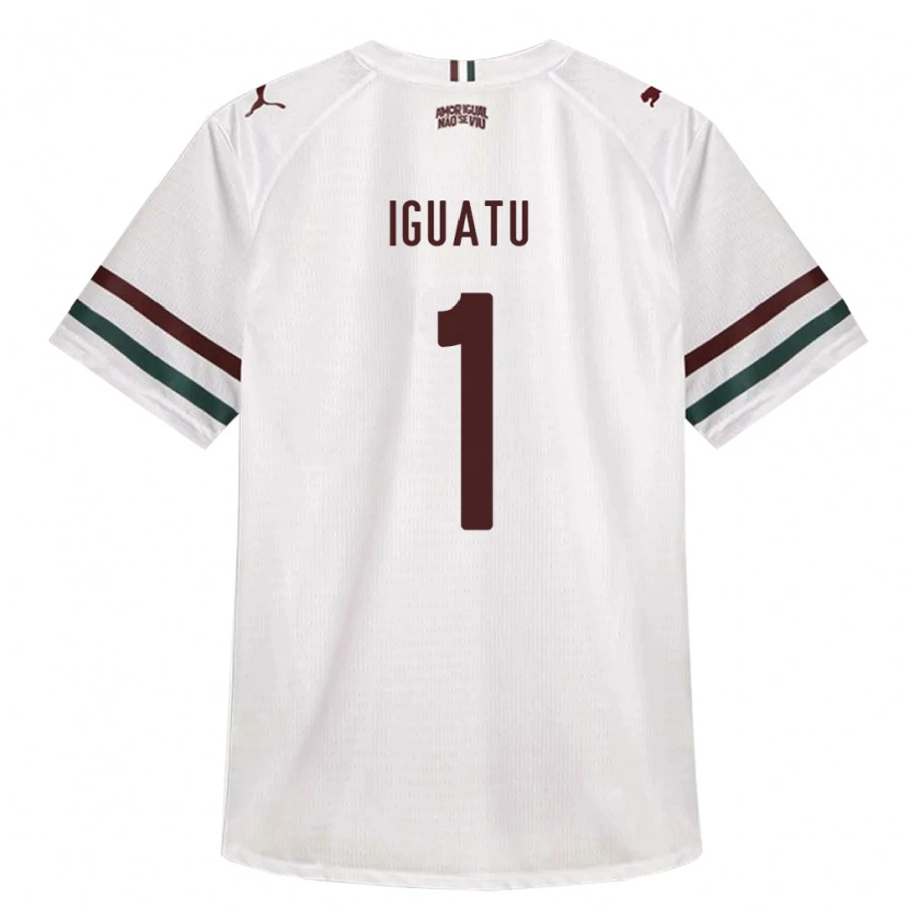 Danxen Homem Camisola Mauro Iguatu #1 Branco Verde Borgonha Alternativa 2026/27 Camisa