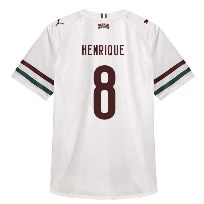Danxen Homem Camisola Gabriel Henrique #8 Branco Verde Borgonha Alternativa 2026/27 Camisa