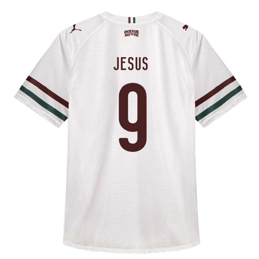 Danxen Homem Camisola Kauan Jesus #9 Branco Verde Borgonha Alternativa 2026/27 Camisa