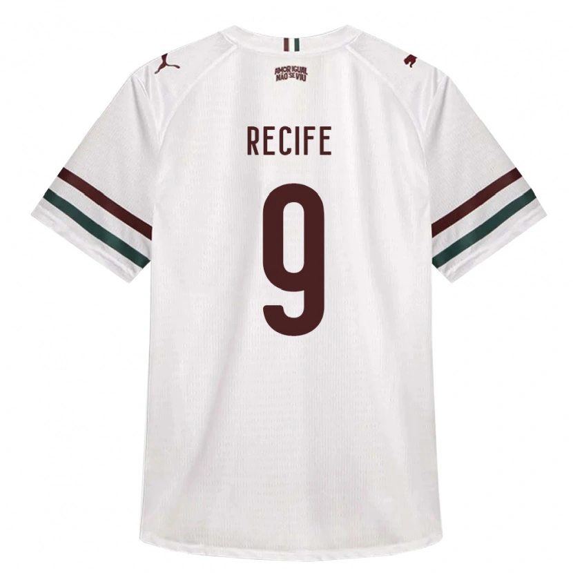 Danxen Homem Camisola Tiago Recife #9 Branco Verde Borgonha Alternativa 2026/27 Camisa