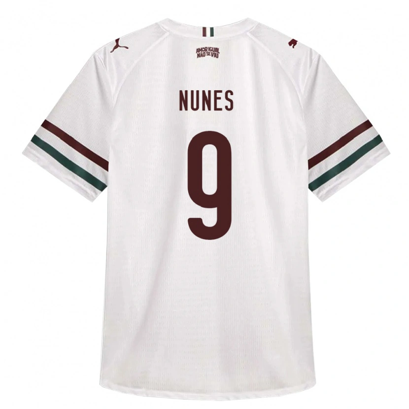 Danxen Homem Camisola Carla Nunes #9 Branco Verde Borgonha Alternativa 2026/27 Camisa