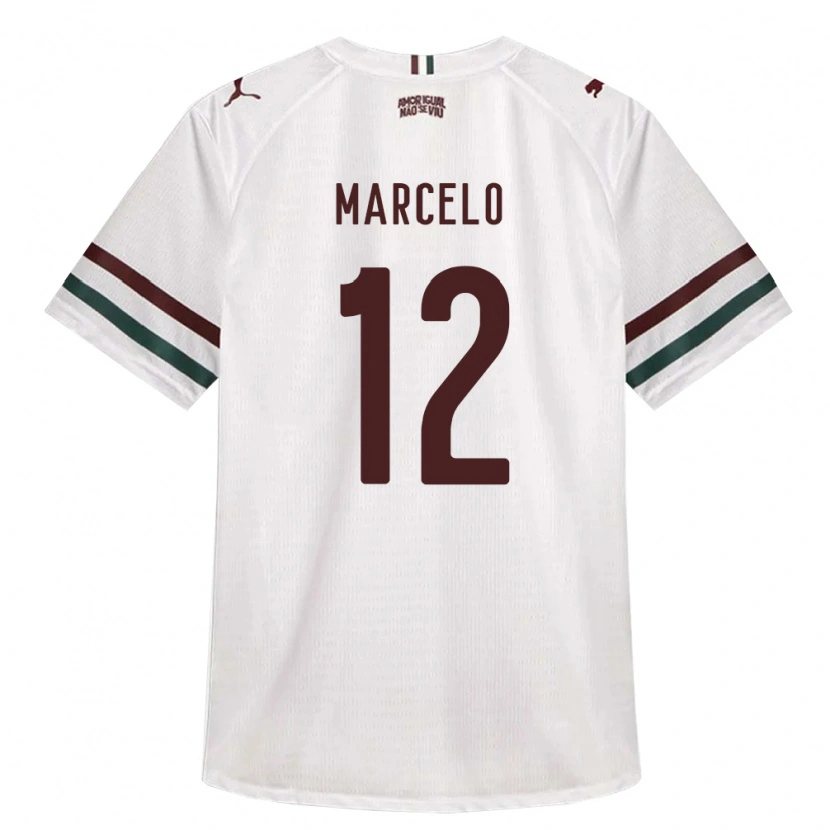 Danxen Homem Camisola Marcelo #12 Branco Verde Borgonha Alternativa 2026/27 Camisa