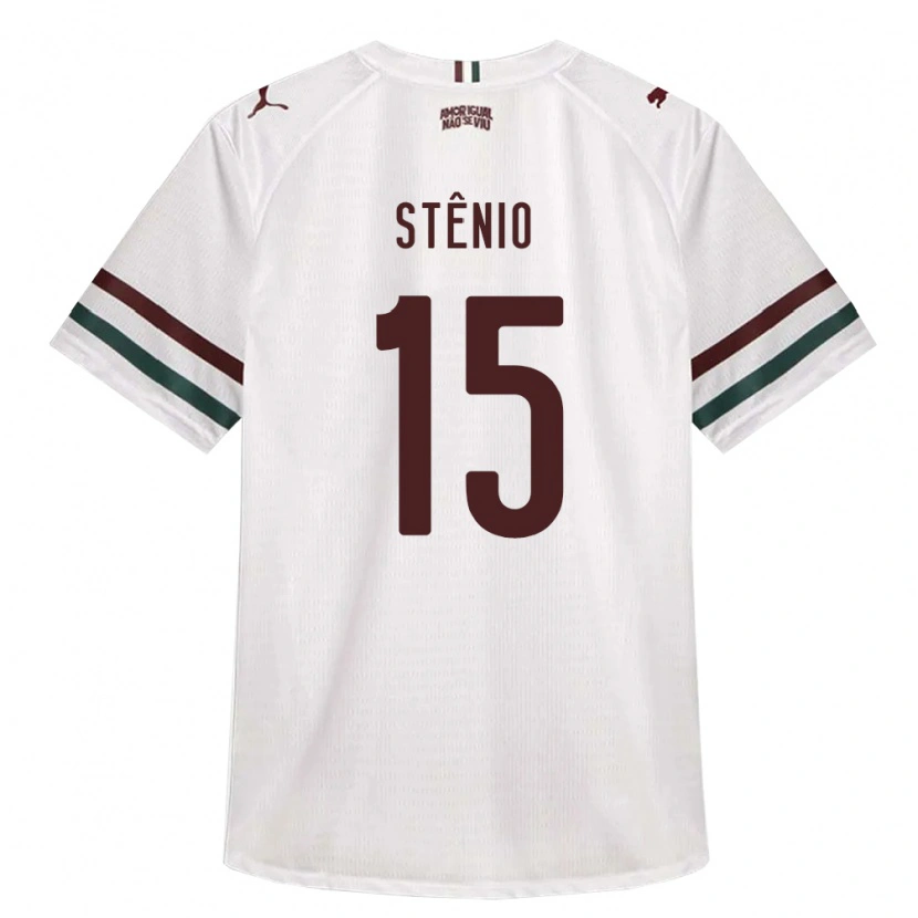 Danxen Homem Camisola Stênio Waquim De Carvalho #15 Branco Verde Borgonha Alternativa 2026/27 Camisa