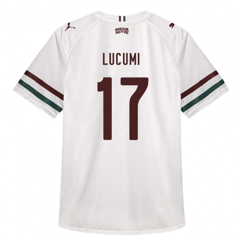 Danxen Homem Camisola Jan Lucumi #17 Branco Verde Borgonha Alternativa 2026/27 Camisa