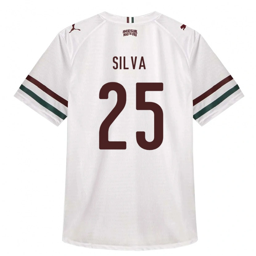 Danxen Homem Camisola Julia Silva #25 Branco Verde Borgonha Alternativa 2026/27 Camisa