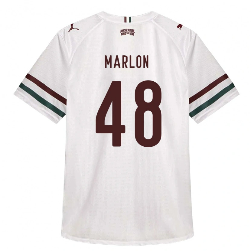 Danxen Homem Camisola Marlon Almeida Da Silva Ignacio #48 Branco Verde Borgonha Alternativa 2026/27 Camisa