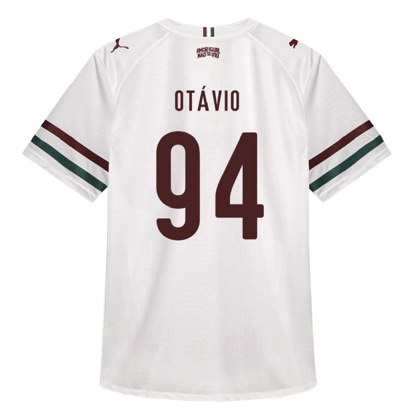 Danxen Homem Camisola Otávio Henrique Passos Santos #94 Branco Verde Borgonha Alternativa 2026/27 Camisa