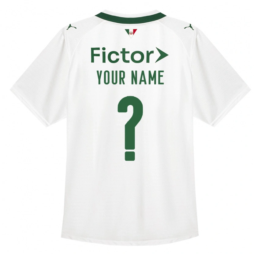 Danxen Homem Camisola Seu Nome #0 Verde Branco Alternativa 2026/27 Camisa