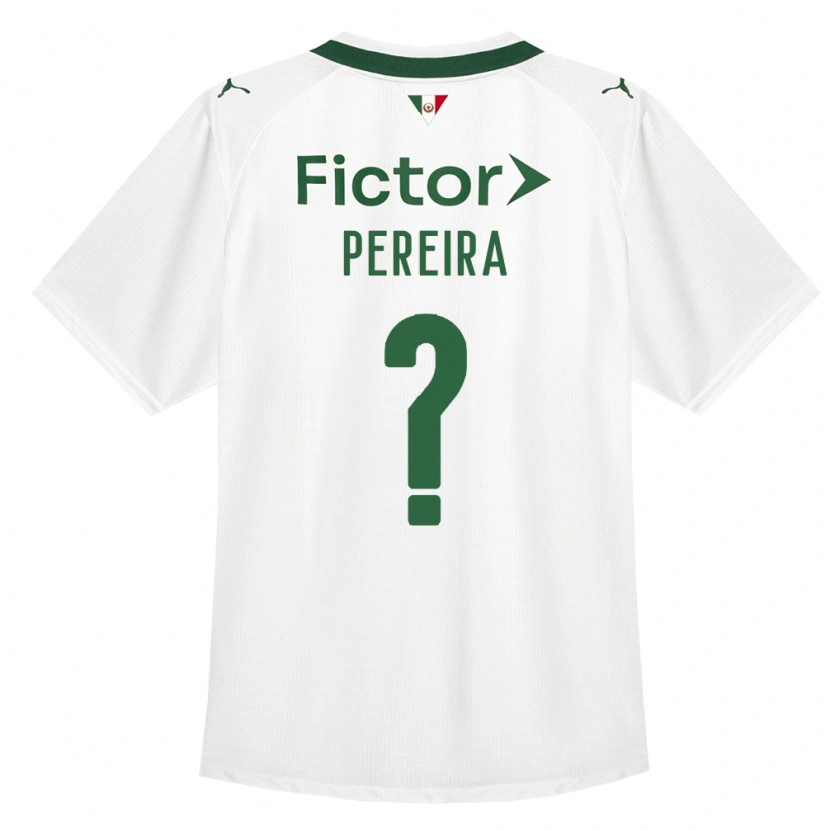 Danxen Homem Camisola Pedro Pereira #0 Verde Branco Alternativa 2026/27 Camisa
