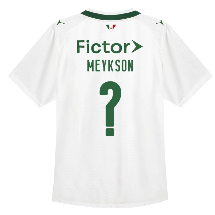Danxen Homem Camisola Meykson Silmark Nascimento #0 Verde Branco Alternativa 2026/27 Camisa