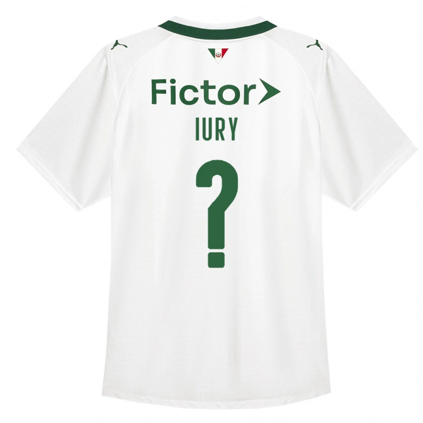 Danxen Homem Camisola Iury Salles Araujo Dos Santos #0 Verde Branco Alternativa 2026/27 Camisa