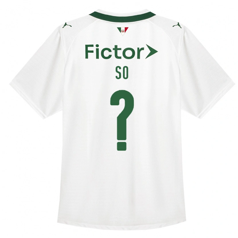 Danxen Homem Camisola Fábio Só #0 Verde Branco Alternativa 2026/27 Camisa