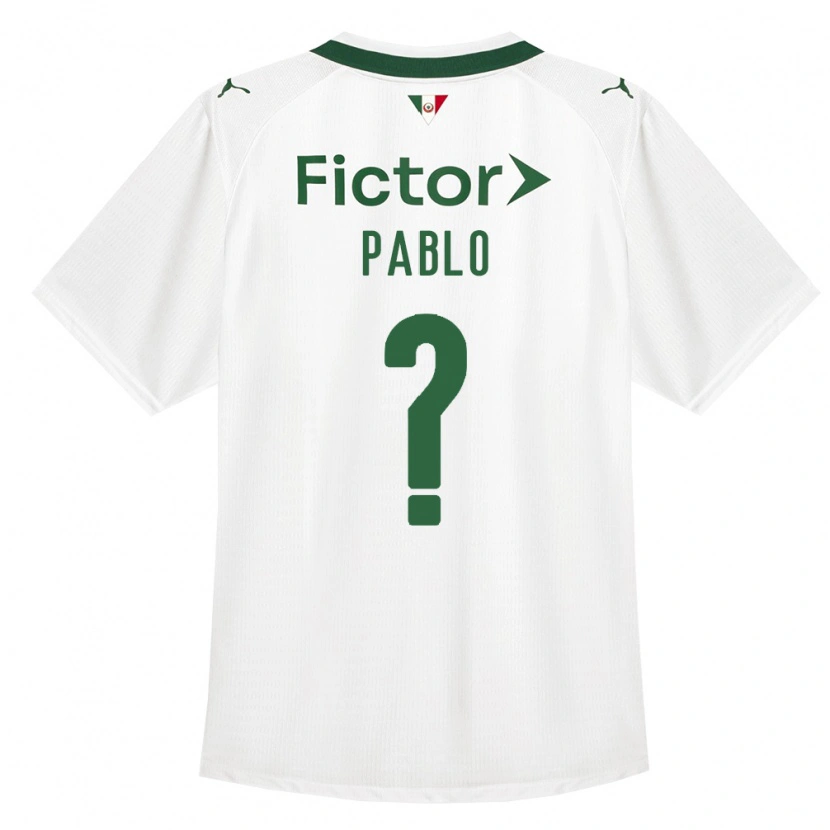 Danxen Homem Camisola Ruan Pablo #0 Verde Branco Alternativa 2026/27 Camisa