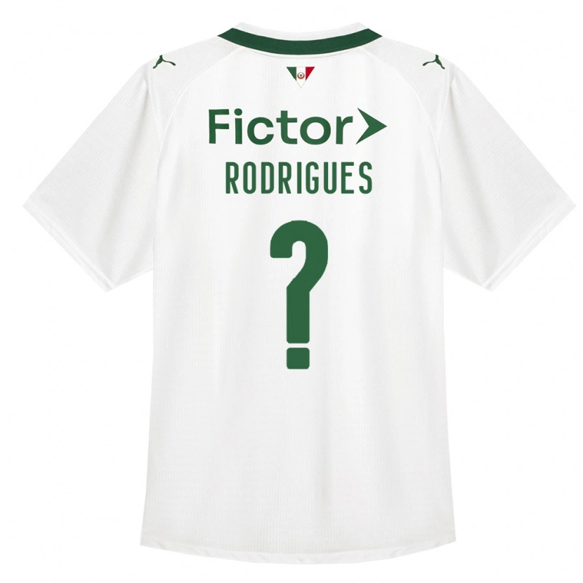 Danxen Homem Camisola César Rodrigues #0 Verde Branco Alternativa 2026/27 Camisa