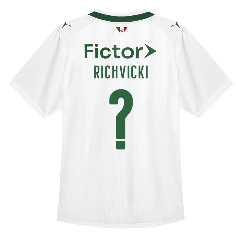 Danxen Homem Camisola Gabriel Richvicki #0 Verde Branco Alternativa 2026/27 Camisa