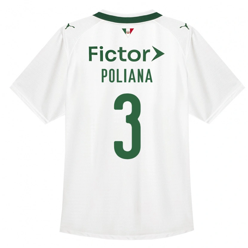Danxen Homem Camisola Poliana #3 Verde Branco Alternativa 2026/27 Camisa