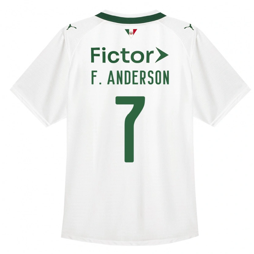 Danxen Homem Camisola Felipe Anderson #7 Verde Branco Alternativa 2026/27 Camisa