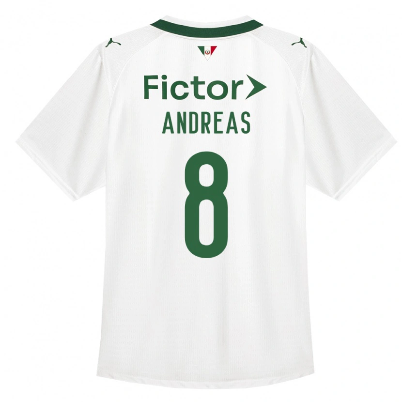 Danxen Homem Camisola Andreas Pereira #8 Verde Branco Alternativa 2026/27 Camisa