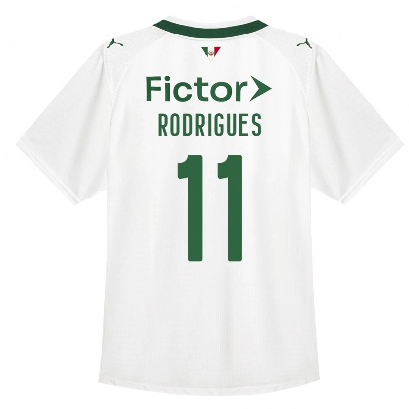 Danxen Homem Camisola Bruno Rodrigues #11 Verde Branco Alternativa 2026/27 Camisa