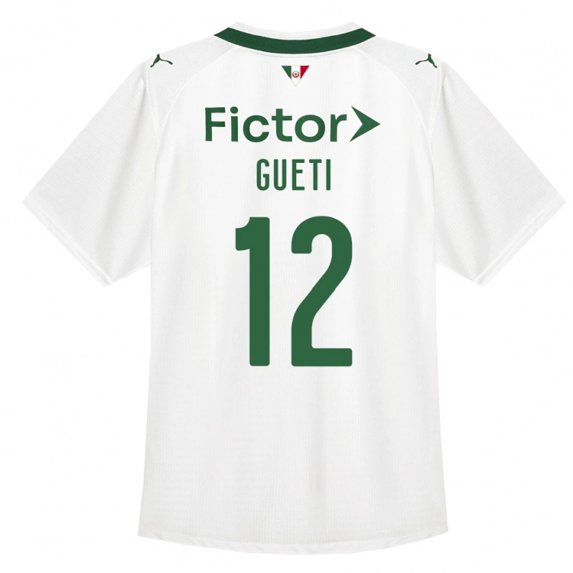 Danxen Homem Camisola Rodrigo Gueti #12 Verde Branco Alternativa 2026/27 Camisa