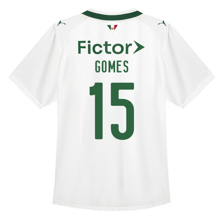 Danxen Homem Camisola Bianca Gomes #15 Verde Branco Alternativa 2026/27 Camisa