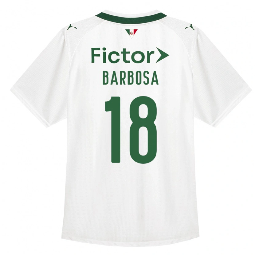 Danxen Homem Camisola Danilo Barbosa #18 Verde Branco Alternativa 2026/27 Camisa