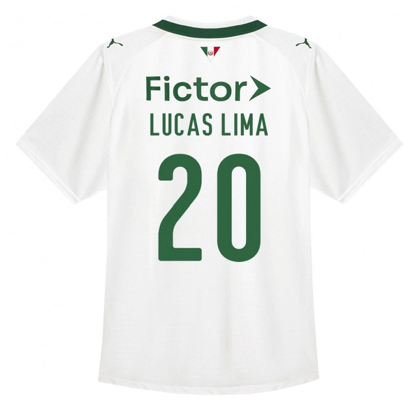 Danxen Homem Camisola Lucas Lima #20 Verde Branco Alternativa 2026/27 Camisa