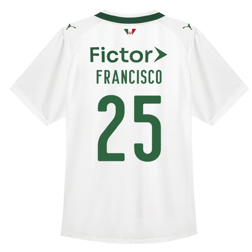 Danxen Homem Camisola Juan Francisco #25 Verde Branco Alternativa 2026/27 Camisa