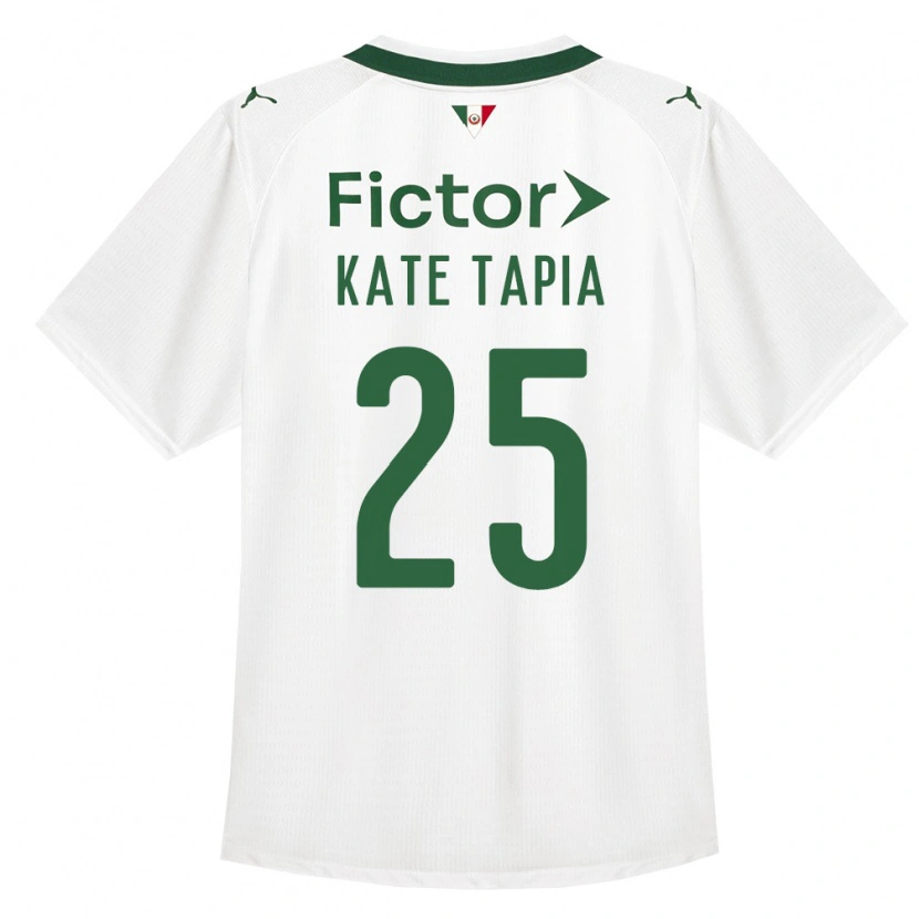 Danxen Homem Camisola Kate Tapia #25 Verde Branco Alternativa 2026/27 Camisa