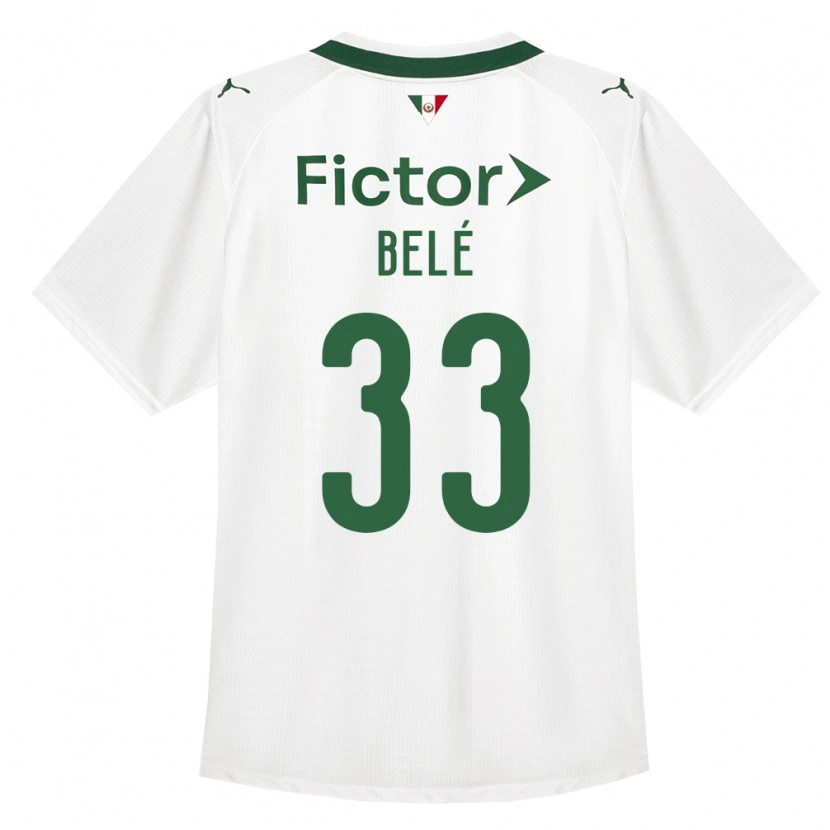 Danxen Homem Camisola Erick Belé #33 Verde Branco Alternativa 2026/27 Camisa