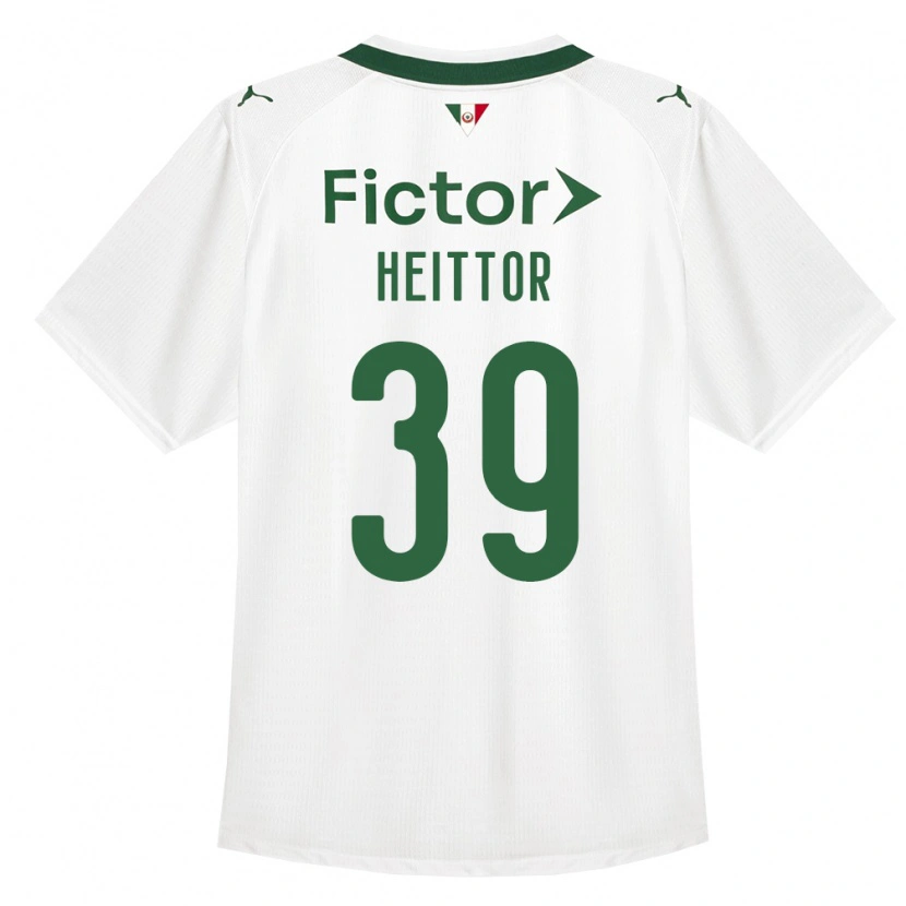 Danxen Homem Camisola Heittor Vinicius Da Silva Nunes #39 Verde Branco Alternativa 2026/27 Camisa