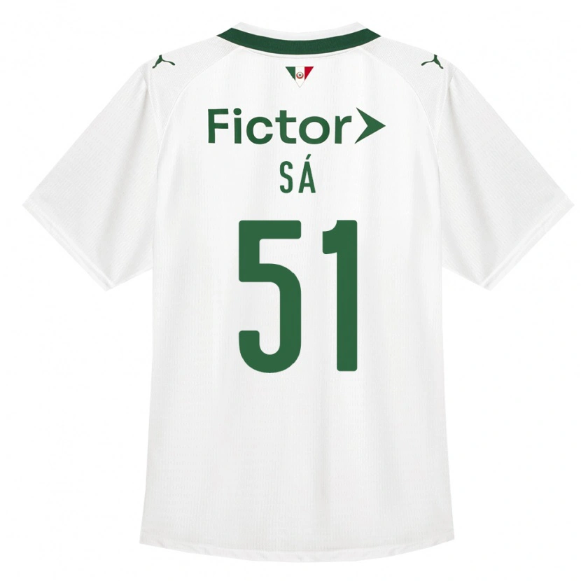 Danxen Homem Camisola Luiz Sá #51 Verde Branco Alternativa 2026/27 Camisa