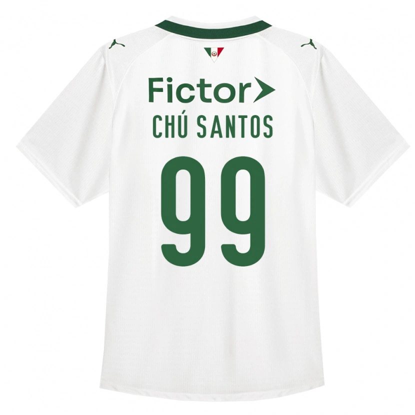 Danxen Homem Camisola Chú Santos #99 Verde Branco Alternativa 2026/27 Camisa