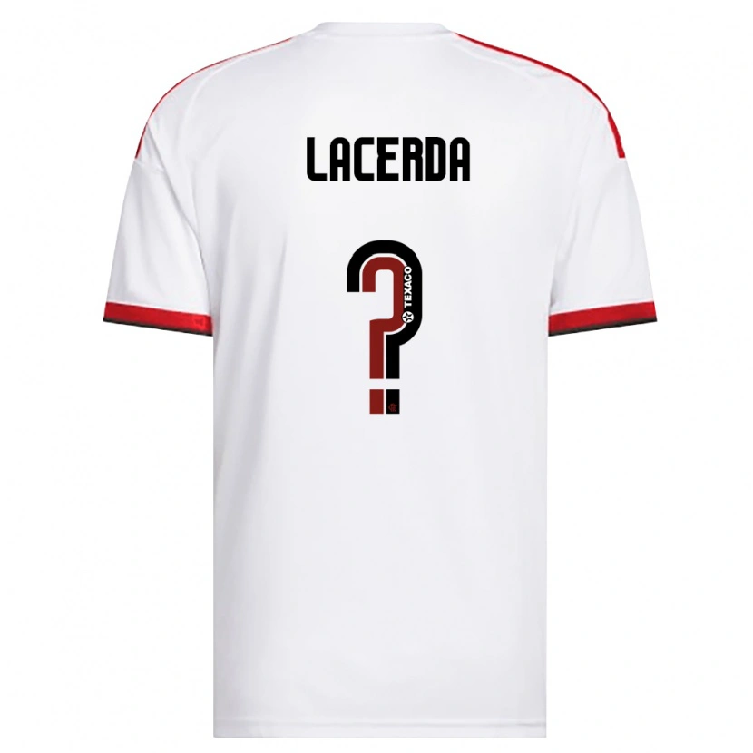 Danxen Homem Camisola Thalita Lacerda #0 Branco Vermelho Preto Alternativa 2026/27 Camisa