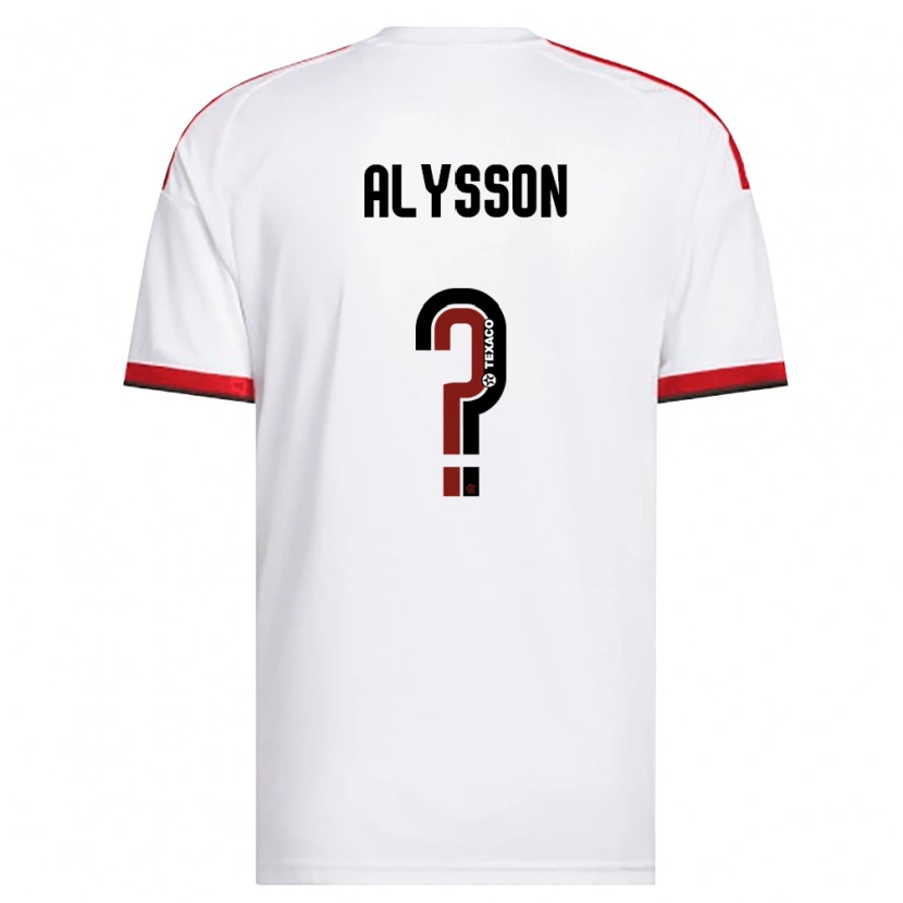 Danxen Homem Camisola Alysson #0 Branco Vermelho Preto Alternativa 2026/27 Camisa
