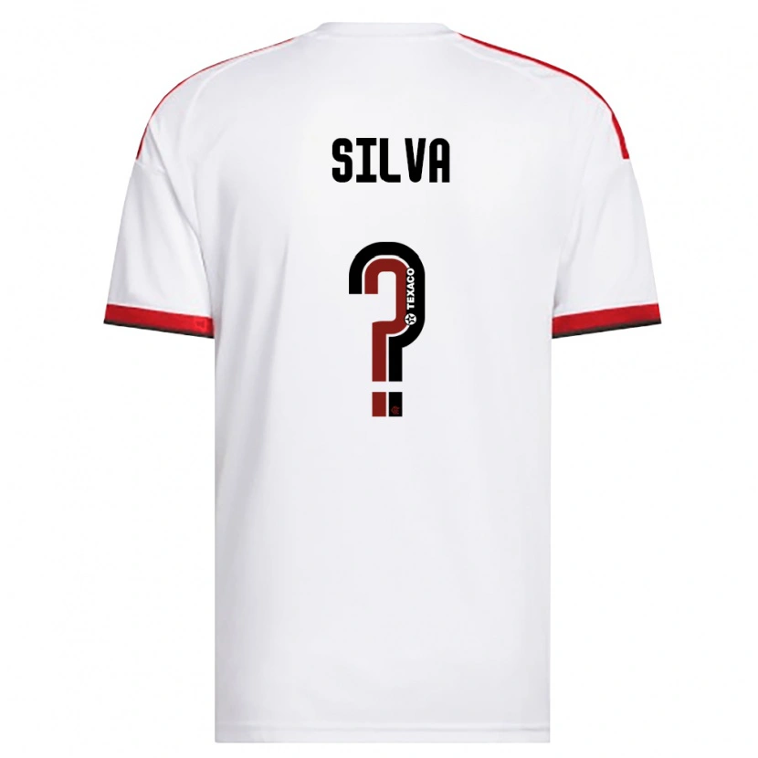 Danxen Homem Camisola Victor Silva #0 Branco Vermelho Preto Alternativa 2026/27 Camisa