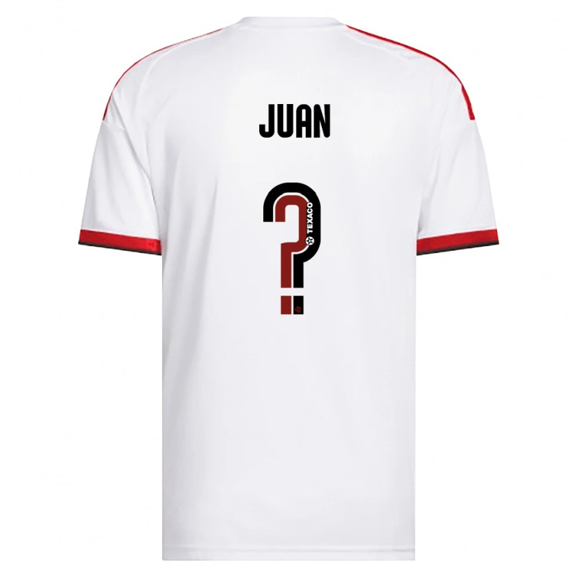 Danxen Homem Camisola Wesley Juan #0 Branco Vermelho Preto Alternativa 2026/27 Camisa